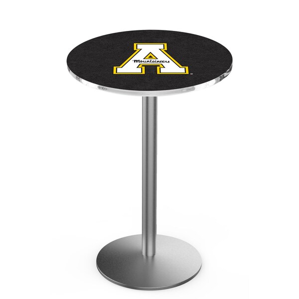 42" Stainless Steel Appalachian State Pub Table